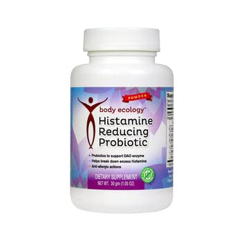 Ecología del cuerpo Histamina Reduciendo Probiótico Silencioso Suplemento dietético ← Polvo (30 Gramos)