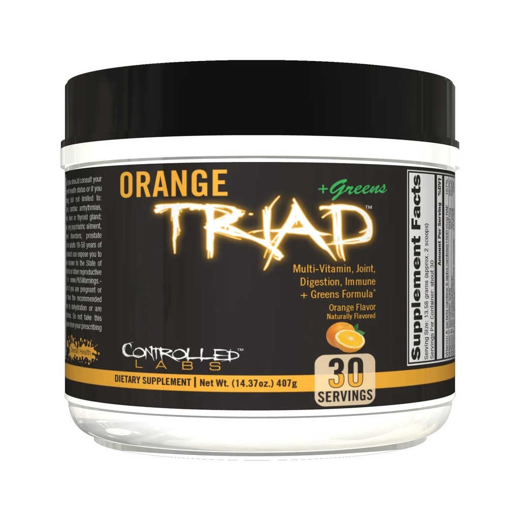 Laboratorios controlados Triada naranja, 0,9 libras