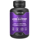 Naturalis Silymarin Milk Thistle 1300mg Reforzado con B Complex " Amino Acids TEN 13-in-1 Liver Cleanse, Detox " Reparación TEN 60 Liver Essential Softgels