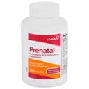 LEADER Multivitamina prenatal con ácido fólico de 800 mg " Nutrientes esenciales para el embarazo saludable " Desarrollo fetal, DHA, vitamina de alta potencia para las mamás esperadas, soporte diario, 365 cápsulas