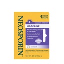 Neosporin + Lidocaína Primeros Antibióticos ungüento, máxima fuerza &amp; acción rápida Crecimiento del dolor tópico, protección de infecciones de 24 horas que nubla el dolor, Bacitracin Zinc, 0,5 oz