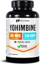 Yohimbine HCL 10mg ← 240 cápsulas veganos ← Maximum Strength Formula ← No Gluten-Free Silencio Made in USA