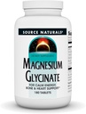 Fuente Naturales Magnesium Glycinate, para Energía Calma, Bone & Heart Support*, 200 mg por Serving - 180 Tablets