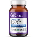 New Chapter Vitamin B Complex Fermented Coenzyme B Complex Rich in Vitamin B12 + Vitamin B6 + Biotin + Made with Organic Ingredients - 60 ct