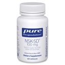 Encapsulaciones puras NSK-SD - 100 mg Nattokinase - para la circulación normal de la sangre - soporta la actividad fibrinolítica* - Gluten Gratis < No GMO - 120 cápsulas