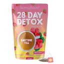 SkinnyBoost 28 Day Detox Daytime Tea -HIBISCUS BERRY (28 Tea Bags) Apoya Metabolism Boost, Detox, All Natural, Non GMO, Vegan, Keto Friendly