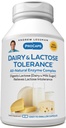 ANDREW LESSMAN Tolerancia láctea y lactosa 120 cápsulas - mejora la digestión natural de lácteos y lactosa. Enzimas leves, potentes y totalmente naturales ayudan a evitar las molestias de GI en la digestión. No hay aditivos