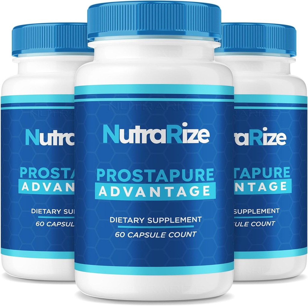 (3 Pack) Prostapure Capsules, Prostapure Advantage Prostate Supplement, Official All-Natural Advanced Formula, Maximum Strength Pills to Support Global Health, Prosta Pure Reviews (180 cápsulas)