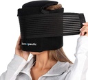 Wearable Ice Pack Migraine Relief Cap ← Tension Headache Relief Cap, Ice Cap for Migraines & Skin Ice Beanie Migraine Cap Silencio Headache Ice Pack/Migraine Mask w/Compression Strap