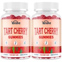 3300mg Tart Cherry Gummies for Uric Acid Cleanse, Sleep, Gout, Joint " Kidney Support – Tart Cherry Extract with Celery Seed, Melatonin, Vitamina C – Detox " Antioxidante – Mixed Berry Flavor, 120 Conde