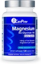 CanPrev Magnesium BisGlycinate Extra Gentle 140mg, 120 v-Caps 120-Day Supply - Suplemento de Magnesio Elemental Puro, Función de bonificación & musculo, suave sobre estómago, perfecto para las necesidades diarias de magnesio