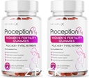 Fertilidad Gummies for Women - Myo-Inositol, Ácido Fólico, Biotina, Vitaminas B - Suplemento de Inositol para Apoyo Femenino de Fertilidad, Equilibrio hormonal, Ovulación, Concepción prenatal (60 Gummies, 2 Pack)