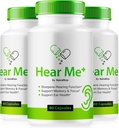 (3 Pack) Escuchame + cápsulas, HearMe oficial + píldoras, Oírme más Fórmula de oído para una audiencia saludable, HearMe Premium Plus para la salud del oído, soporte de limpieza natural del oído, Audi Me+ Revisión (180 cápsulas)