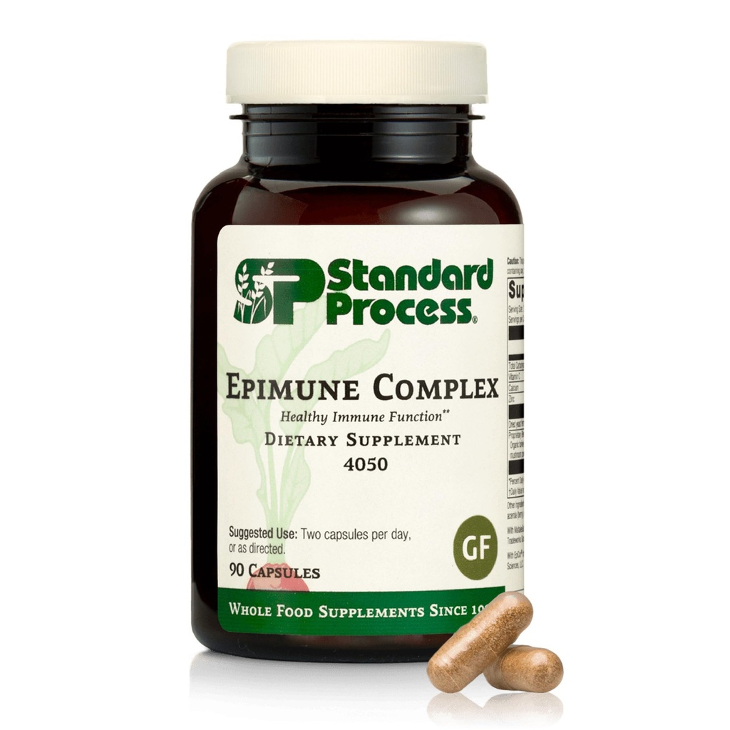 Complejo de Epimune del Proceso Estándar - Apoyo al Sistema de Inmunidad Vegan - Suplemento de Salud Respiratorio &amp; Inmune con Mushrooms de Tail Turquía - Vegan, Vegetariano &amp; Libre de gluten - 90 cápsulas
