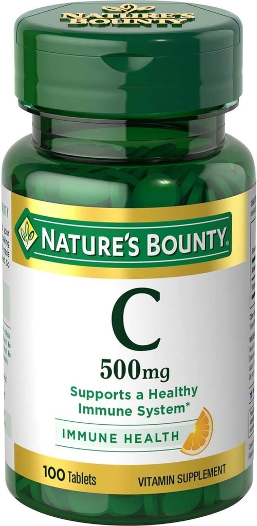 Bounty Vitamina C 500 mg Tabletas 100 ea (Pack of 2)