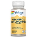 SOLARAY Vitamina C 500mg con Citrus Bioflavonoides, 1:1 Ratio - Antioxidante e Inmuno Apoyo Suplemento - Vitamina c con Rosa HIPS y Acerola, Vegan, Garantía de 60 días, 50 Servimientos, 100 VegCaps