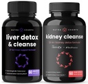 NutraChamps Liver Cleanse Capsules and Kidney Cleanse Capsules 2 Pack Bundle