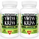 Suizo Kriss Herbal Laxative Tablets, Natural Laxatives for Constipation Relief, Senna Laxative, 250 tablets, (Pack of 2)