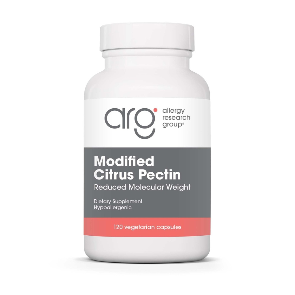 Grupo de Investigación de Alergia Cítricos Modificados Pectina - Suplemento dietético para la desintoxicación natural y limpieza, Citrus Pectin Powder cápsulas con peso molecular reducido - 120 cápsulas vegetarianas
