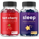 NutraChamps Tart Cherry &amp; Sleep Gummies Bundle ← Muscle completo &amp; Sleep Support