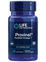 Extensión de vida Provinal Purified Omega-7, ácido palmitoléico derivado de aceite marino altamente concentrado, colesterol, triglicéridos " Heart Health Support, Gluten-Free, Non-GMO, 30 softgels