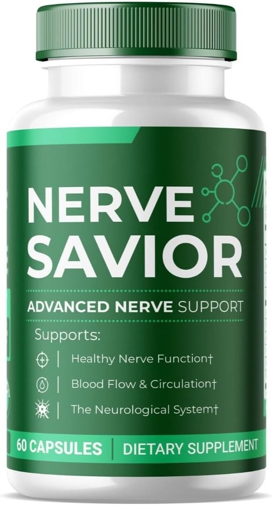 Nerve Salvador Salud Suplemento 60 cápsulas Genuine Nerve Salvador