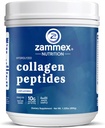 Zammex Premium Collagen Peptides Polvo Desarmado,Hidrolyzed Proteins Tipos I " III, soporta el cabello, la piel, uñas, articulaciones, grano Fed, no Gluten-Free,Paleo " Keto Friendly,60 Servimientos
