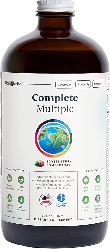Productos de Salud Líquida Completo Múltiplo Original, 32 Fluid Ounce