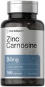 Horbäach Zinc Carnosine Suplemento Silencio 84mg per Capsule Silencio 150 Conde Silencio No GMO &amp; Gluten Gratis
