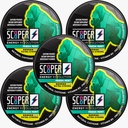 Scooper Energy Fresh Mint | Extra Strong 80mg Caffeine | Energy Pouches Sugarfree | 5 Pack (12 pcs/can)