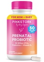 Probióticos prenatales para mujeres - 50 billón de UC, vitamina B6, prebióticos, enfermedad matutina, microbioma de Gut, embarazo Probiótico, apoyo inmunológico, embarazo debe tener - 30 cápsulas