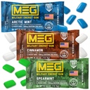 MEG Gum... Military Energy Gum ← 100mg de Caffeine Per Piece - 15 piezas Sample Pack - Energía y Focus to Boost Performace