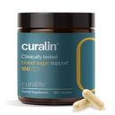 Curalin Blood Sugar Complex Suplemento  9 Natural Herbs, Cinnamon, Turmeric, Gymnema Sylvestre, Bitter Melon ¦ Support Balanced Sugar, Metabolism & Energy, Curb Cravings  180 Capsules