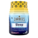 Zarbee's Melatonin Gummies 3mg Suplemento de sueño para promover el sueño pacífico, sabor a fruta mezclada natural, adultos edad de goma 12 arriba, 60 cuenta