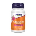 AHORA Suplementos de alimentos, vitamina D-3 2,000 UI, alta potencia, soporte estructural*, 120 Softgels