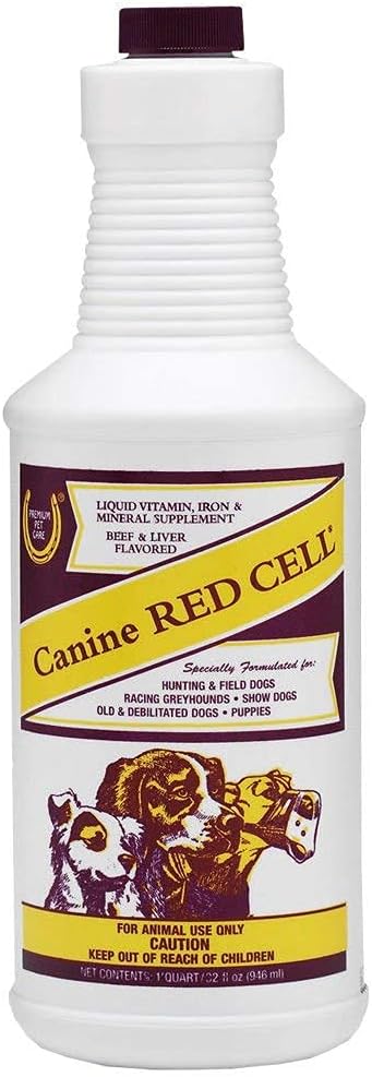 Canine Dog Red Cell Suplemento Nutricional Vitaminas 32 fl oz