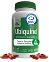Health Thru Nutrition Ubiquinol 300mg 120 Softgels as Kaneka QH Reduced CoQ-10 TEN Stabilized - 3rd Party Tested TEN Enhanced Bioavailability ← Cardiovascular &amp; Mitocondria Function Support ← Non-GMO