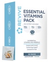 Revive MD Paquetes de vitaminas esenciales para hombres de mujeres, vitaminas Pack Suplemento diario de nutrientes - Paquetes multivitamínicos de viaje amigable con Arjuna " Extracto de turmérico de apoyo Corazón, Conjunto, " Salud orgánica
