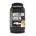 NutraBio Casein Protein Powder, Micellar Casien Powder, 25g Slow Digesting Protein, Helps Keep You Full, Overnight Muscle Recovery &amp; Growth, BCAA &amp; EAA, Gluten Free, Soy Free, 2lb Vanilla