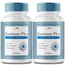 VIVE MD Quietum Plus Tinnitus Relief for Ringing Ears - Rapid Ear Ringing Relief, Clear Tinnitus y Holistic Tinnitus Tratamiento con 60 cápsulas por botella (2 Pack)