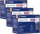 Trace Minerals Power Pak Multivitamin and Multimineral Packets - Electrolyte Support - 1200 mg Vitamin C Plus 70 Raspberry, Acai Berry y Blueberry Pomegranate Variety - 90 Packets