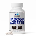 Fadogia Agrestis 600mg para el apoyo natural de la testosterona ← promueve el crecimiento muscular, la energía, la energía, la resistencia y el odio tóxico no GMO, Vegan, libre de gluten tención 180 cápsulas
