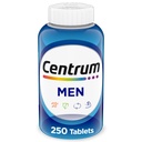 Centrum Multivitamínico para Hombres, Multivitamínico/Multimineral Suplemento con Vitamina D3, B Vitaminas y Antioxidantes, Gluten Free, No GMO Ingredientes - 250 Condes