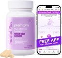 Premom Inositol Plus - 2000mg Myo-Inositol " 50mg D-Chiro Inositol, CoQ10, Folate " Vitamina D3-40:1 Ratio - Apoyo al equilibrio hormonal, salud reproductiva ovárica - 30 días