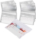 Deke Home - 250 Pack Clear Resealable Pill Bags (4x2.75 in), Travel Medicine Pouches with Write-On Label, BPA-Free Disposable Pill Organizer for Medications, Vitamins &amp; Supplements