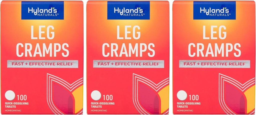 Los calambres de las piernas de Hyland, el alivio de la pierna, el Calf, los caballos de Charley y los calambres de los pies, 100 tablas de resolución rápida 3-Pack (300 Total)