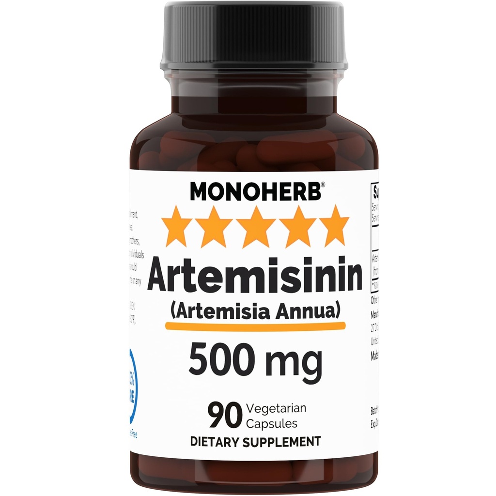 MONOHERB Artemisininin (Artemisia Annua) 500 mg - 90 cápsulas vegetales