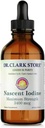 Dr. Clark Store White Iodine (Nascent Iodine) – 4 Fl Oz, soporta la salud tiroidea & sistema inmunológico