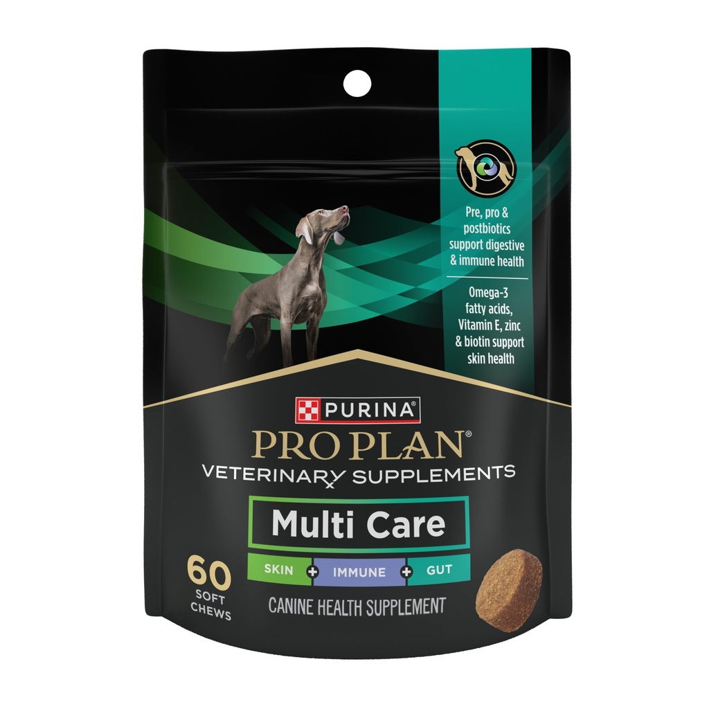 Purina Pro Plan Suplementos Veterinarios Suplementos de perros de cuidado múltiple - 60 ct. Pouch