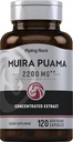 Piping Rock Muira Puama Root Extract 2200 mg  120 Capsules  for Men ' Women ← Non GMO, Gluten Free Supplement